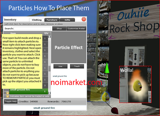How To Attach Particles